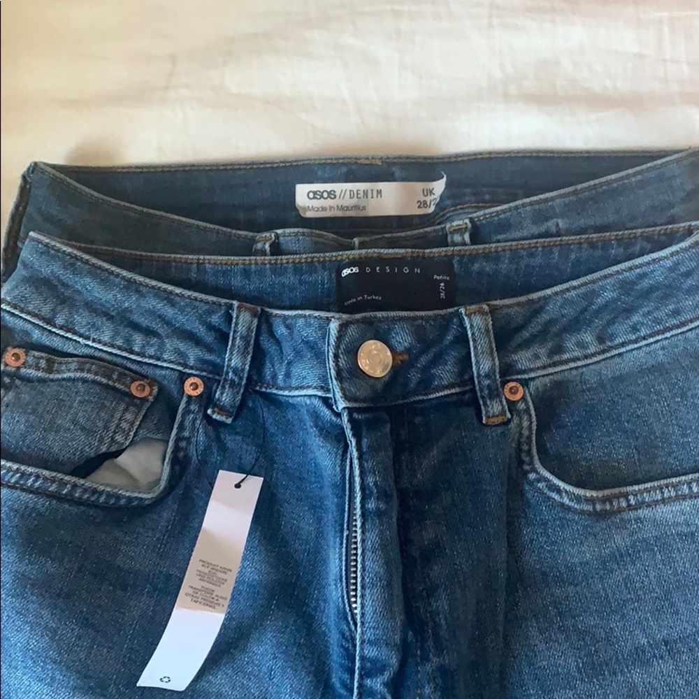 ASOS petite mom jeans